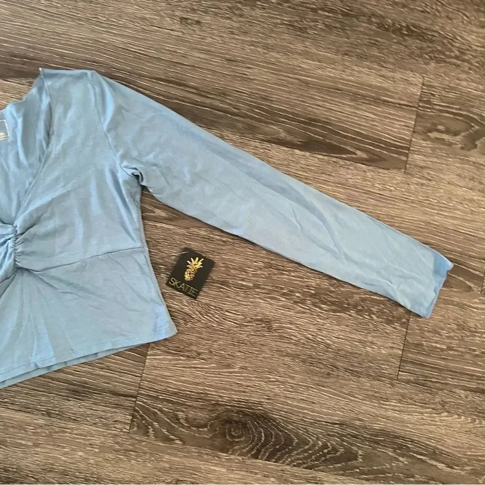Skatie Long Sleeve Crop Top New
